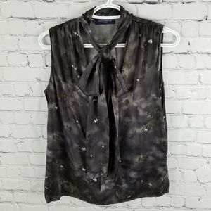 PIAZZA SEMPIONE | Italian silk sleeveless blouse